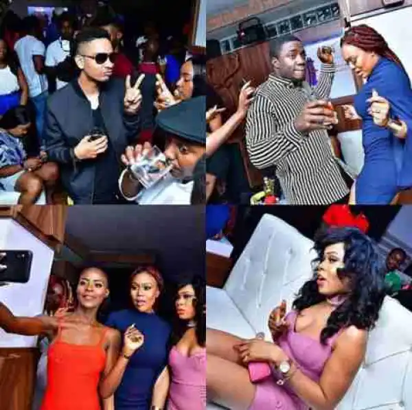 Photos From 2018 BBNaija Eviction Party Last Night